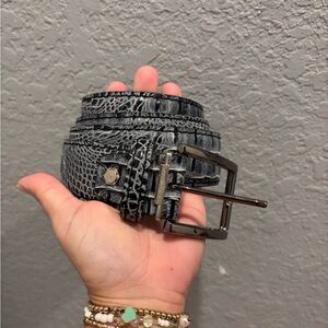 Roger Ximenez blue Gator Leather Belt. Ever worn